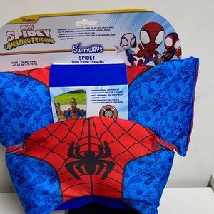 SwimWays Spidey Red & Blue Kids Swim Trainer Lifejacket